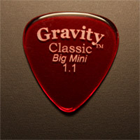 Gravity Picks Classic Big Mini 1.1mm Red