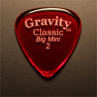 Gravity Picks Classic Big Mini 2mm Red