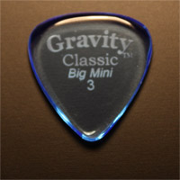 Gravity Picks Classic Big Mini 3mm Blue