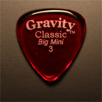 Gravity Picks Classic Big Mini 3mm Red