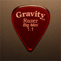 Gravity Picks Razer Big Mini 1.1mm Red