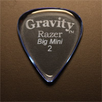 Gravity Picks Razer Big Mini 2mm Blue