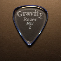 Gravity Picks Razer Mini 2mm Blue