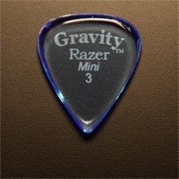 Gravity Picks Razer Mini 3mm Blue