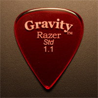 Gravity Picks Razer Standard 1.1mm Red