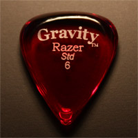 Gravity Picks Razer Standard 6mm Red