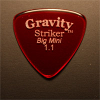 Gravity Picks Striker Big Mini 1.1mm Red