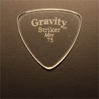 Gravity Picks Striker Mini 0.75mm Clear
