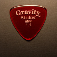 Gravity Picks Striker Mini 1.1mm Red