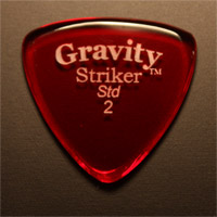 Gravity Picks Striker Standard 2mm Red