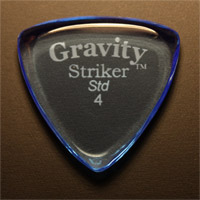 Gravity Picks Striker Standard 4mm Blue