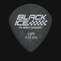 Planet Waves Black Ice Light 0.55mm Guitar Plectrums