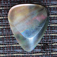 Shell Tones Black Mother Of Pearl Guitar Plectrums