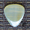 Bone Tones Clear Buffalo Horn Guitar Plectrums