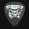 Dunlop Lucky 13 Skull Dice 1.00mm Guitar Plectrums