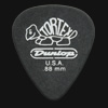 Dunlop Tortex Pitch Black Standard 0.88mm Guitar Plectrums