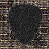 Felt Tones Black Wool Guitar Plectrums