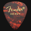 Fender Celluloid 351 Tortoiseshell Heavy Guitar Plectrums
