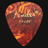Fender Celluloid 351 Tortoiseshell Thin Guitar Plectrums