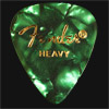 Fender Celluloid 351 Green Moto Heavy Guitar Plectrums