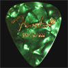 Fender Celluloid 351 Green Moto Medium Guitar Plectrums