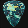Fender Celluloid 351 Ocean Turquoise Thin Guitar Plectrums