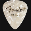 Fender Celluloid 351 White Moto Heavy Guitar Plectrums