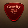 Gravity Picks Axis Big Mini 1.5mm Red