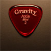 Gravity Picks Axis Mini 2mm Red