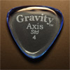 Gravity Picks Axis Standard 4mm Blue