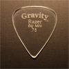 Gravity Picks Razer Big Mini 0.75mm Clear