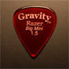 Gravity Picks Razer Big Mini 1.5mm Red