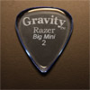 Gravity Picks Razer Big Mini 2mm Blue