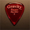 Gravity Picks Razer Big Mini 2mm Red