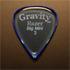 Gravity Picks Razer Big Mini 3mm Blue