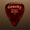 Gravity Picks Razer Big Mini 3mm Red