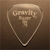 Gravity Picks Razer Standard 0.75mm Clear