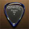 Gravity Picks Razer Standard 4mm Blue