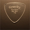 Gravity Picks Striker Big Mini 0.75mm Clear