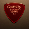 Gravity Picks Striker Big Mini 1.1mm Red