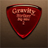 Gravity Picks Striker Big Mini 2mm Red