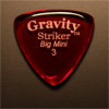 Gravity Picks Striker Big Mini 3mm Red