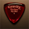 Gravity Picks Striker Big Mini 4mm Red