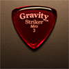 Gravity Picks Striker Mini 3mm Red