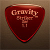 Gravity Picks Striker Standard 1.1mm Red