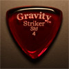 Gravity Picks Striker Standard 4mm Red
