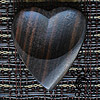 Heart Tones African Ebony Guitar Plectrums