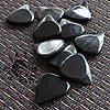 Jazz Tones Fat Black Horn Guitar Plectrums