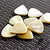 Jazz Tones Fat White Horn Guitar Plectrums