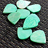 Jazzy Tones Green Bone Guitar Plectrums